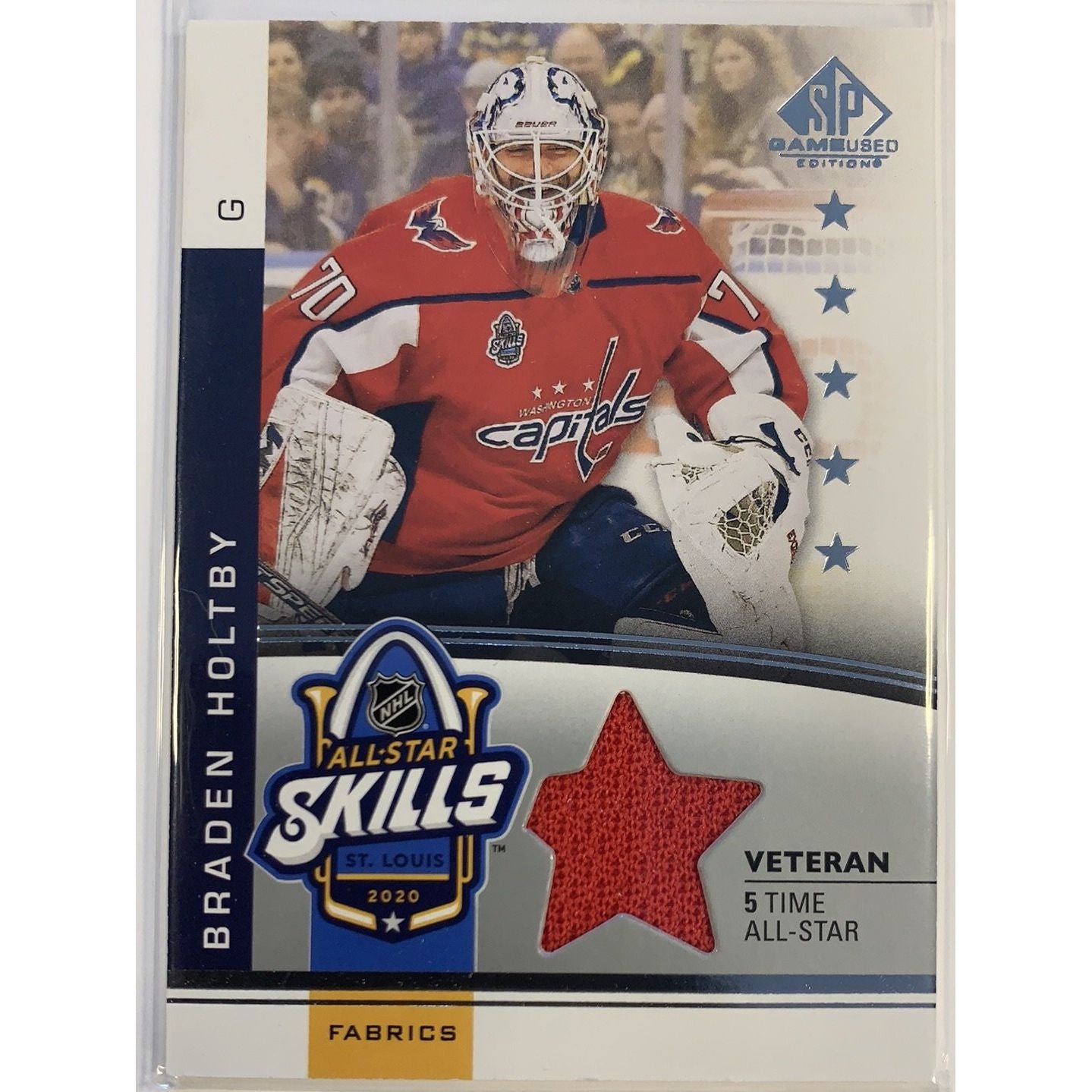 braden holtby all star jersey