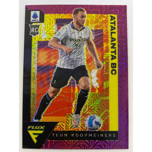 2022 Chronicles Flux Teun Koopmeiners Purple Mojo Prizm RC