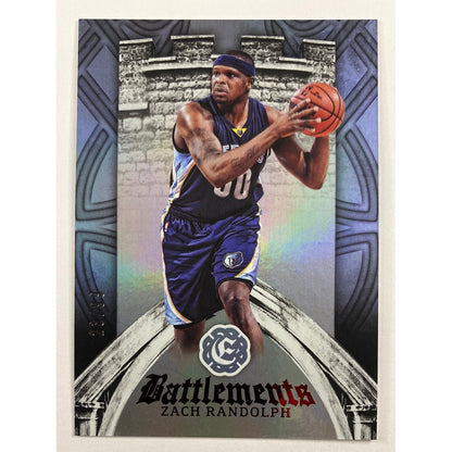 2016-17 Excalibur Zach Randolph Battlements Red /99