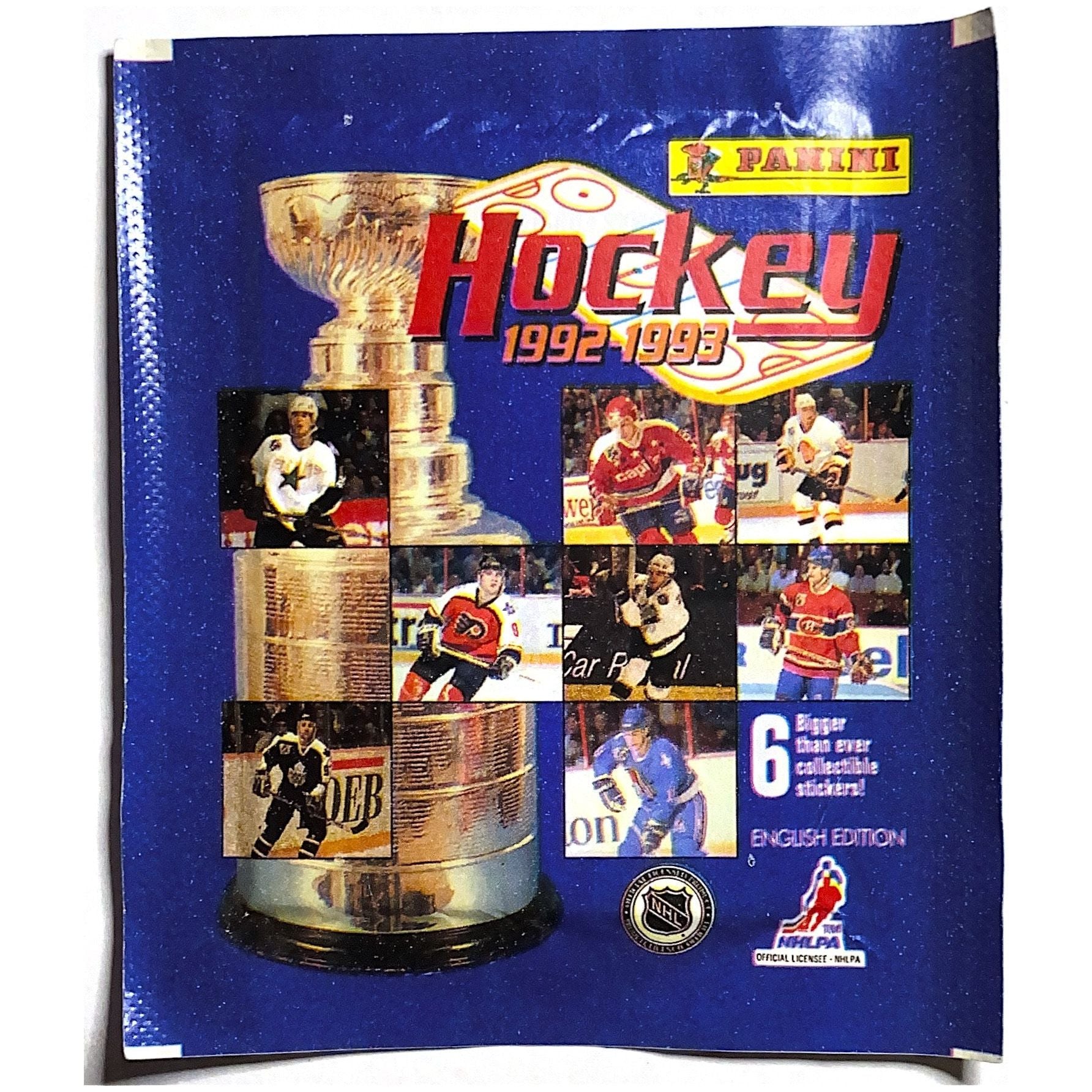 1992-93 Panini NHL Hockey English Edition Sticker Pack | Local Legends Cards & Collectibles