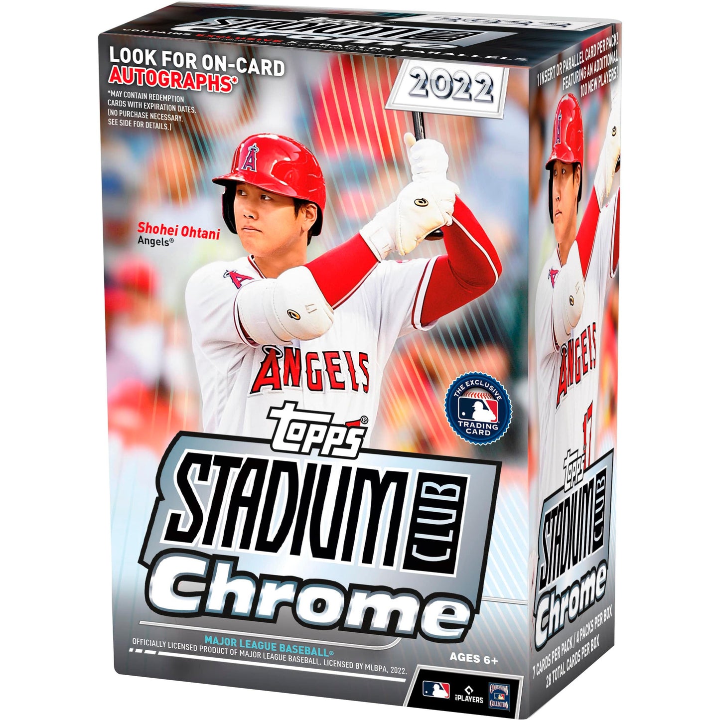 2022 Topps Stadium Club Chrome MLB Baseball Blaster Box