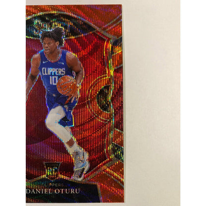 2020-21 Select Daniel Oturu Concourse Level Red Wave RC