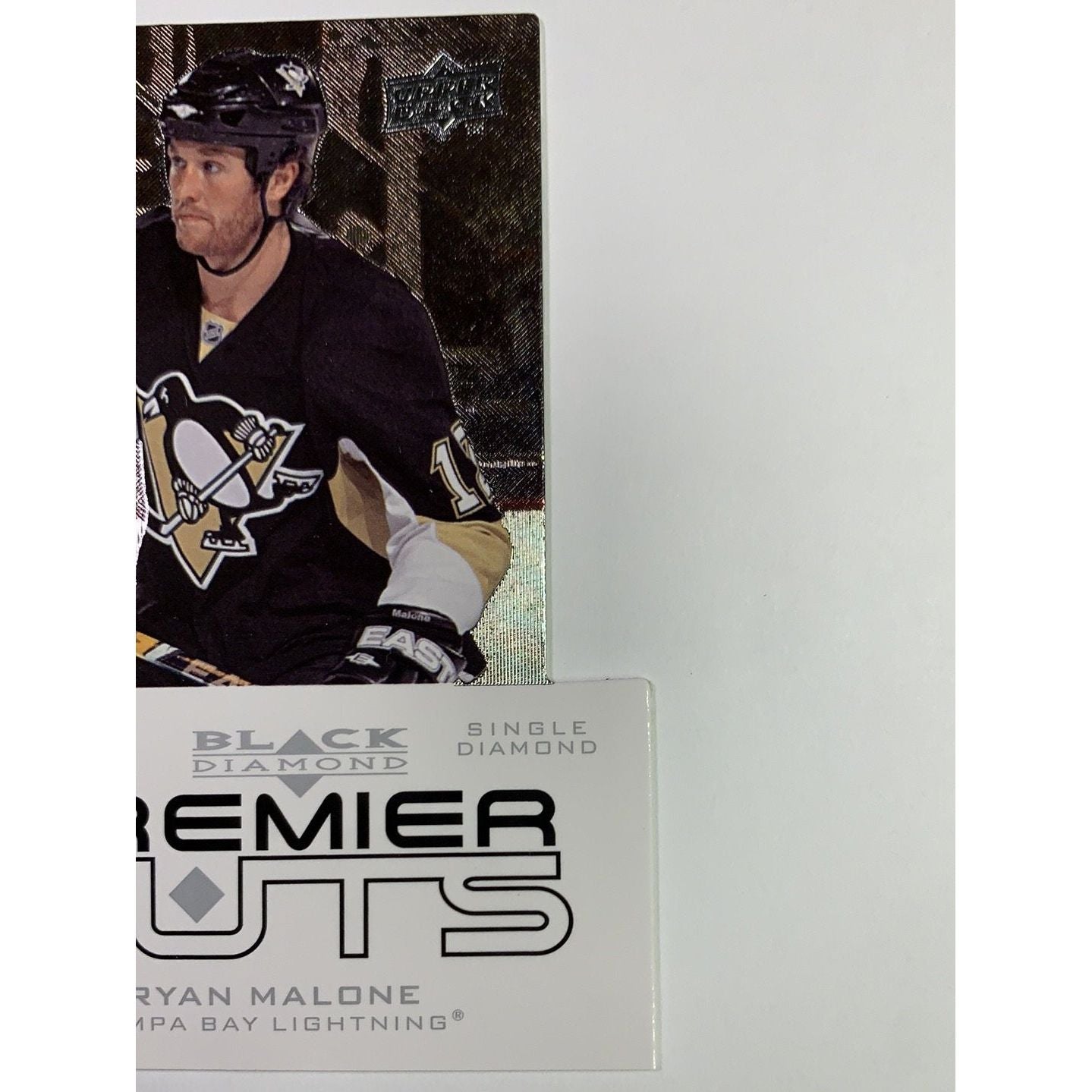  2008-09 Black Diamond Ryan Malone Premier Cuts Single Diamond Die Cut #PDC7  Local Legends Cards & Collectibles