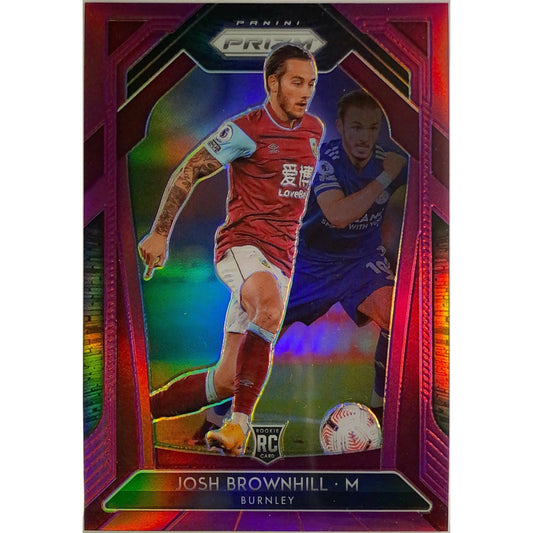 2020-21 Prizm Premier League Josh Brownhill Pink Prizm RC /99