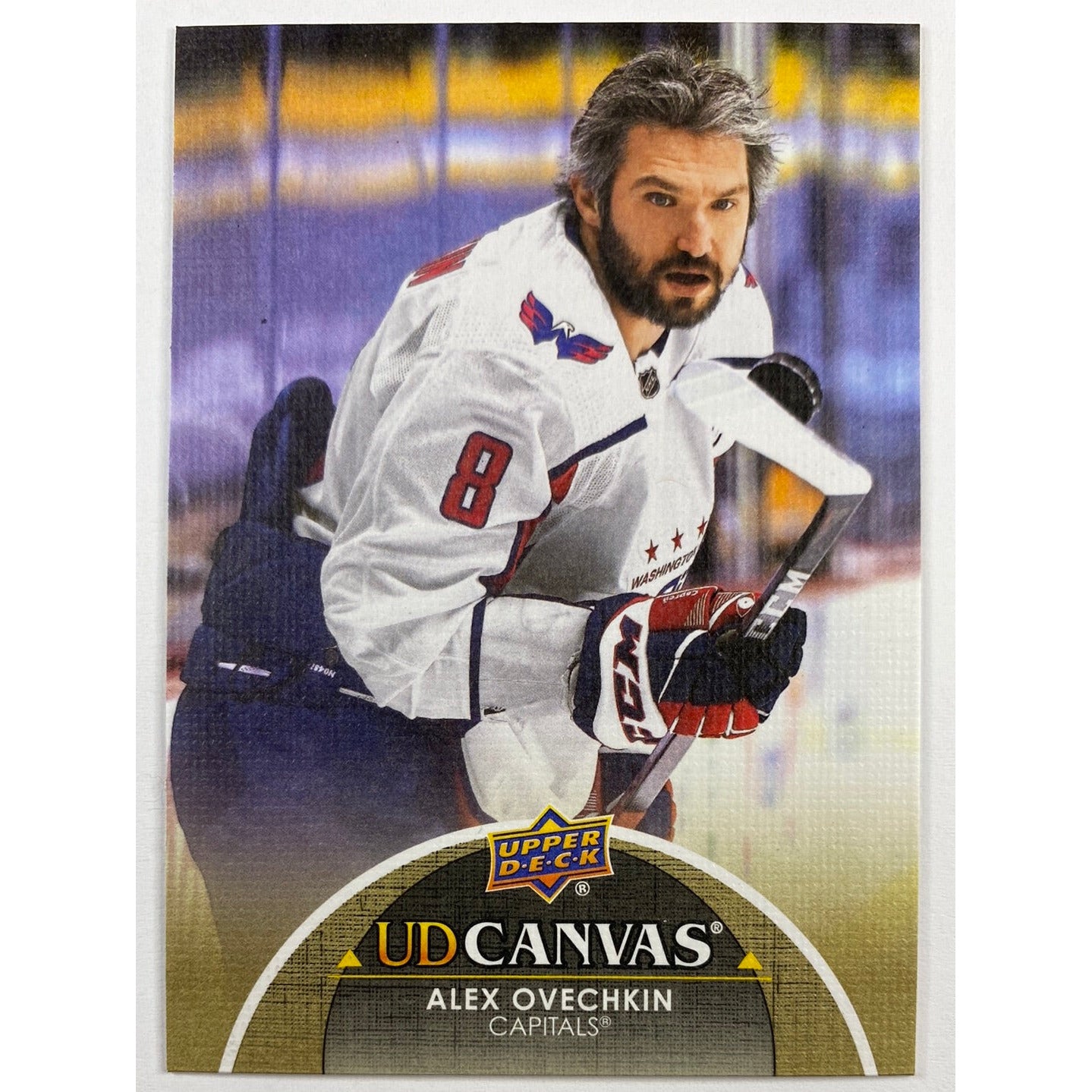 2021-22 Upper Deck Series 1 Alex Ovechkin UD Canvas