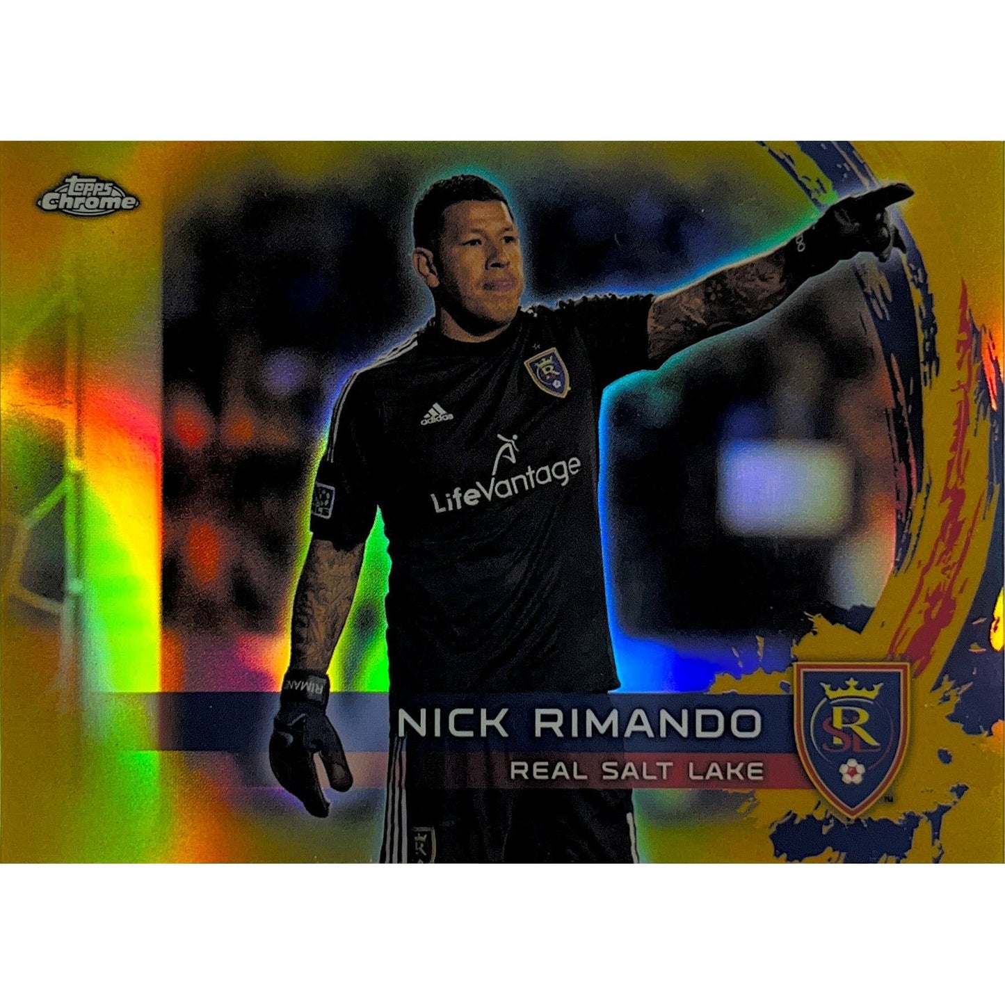 2014 Topps Chrome MLS Nick Rimando Gold Refractor /50