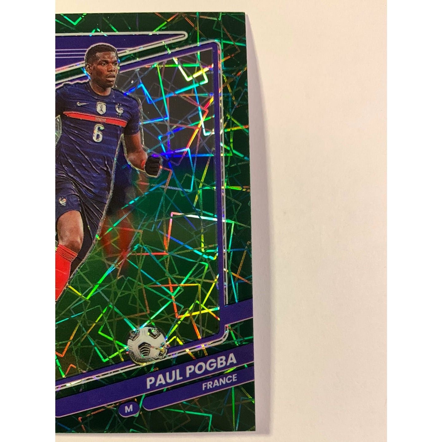 2021-22 Donruss Optic Paul Pogba Green Velocity Prizm