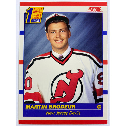1990-91 Score Martin Brodeur RC | Local Legends Cards & Collectibles