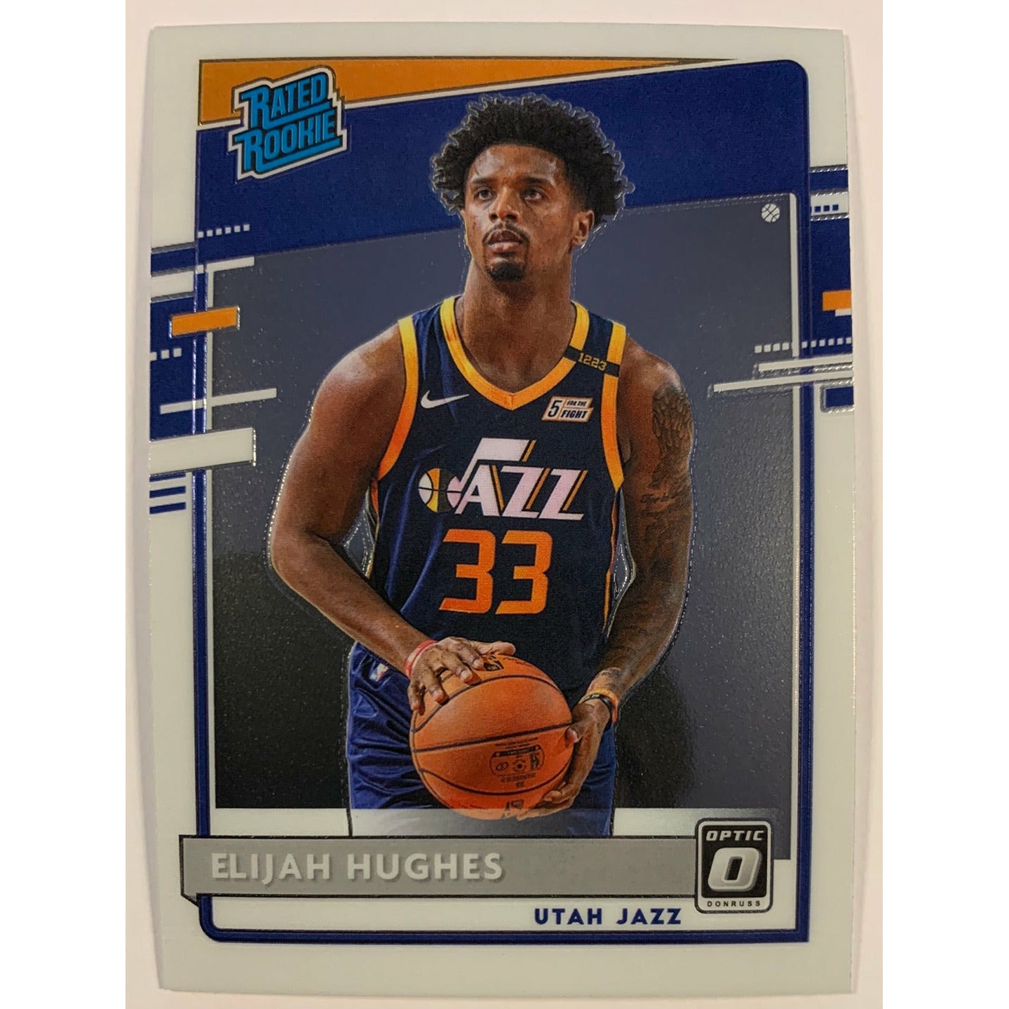 2020-21 Donruss Optic Elijah Hughes Rated Rookie