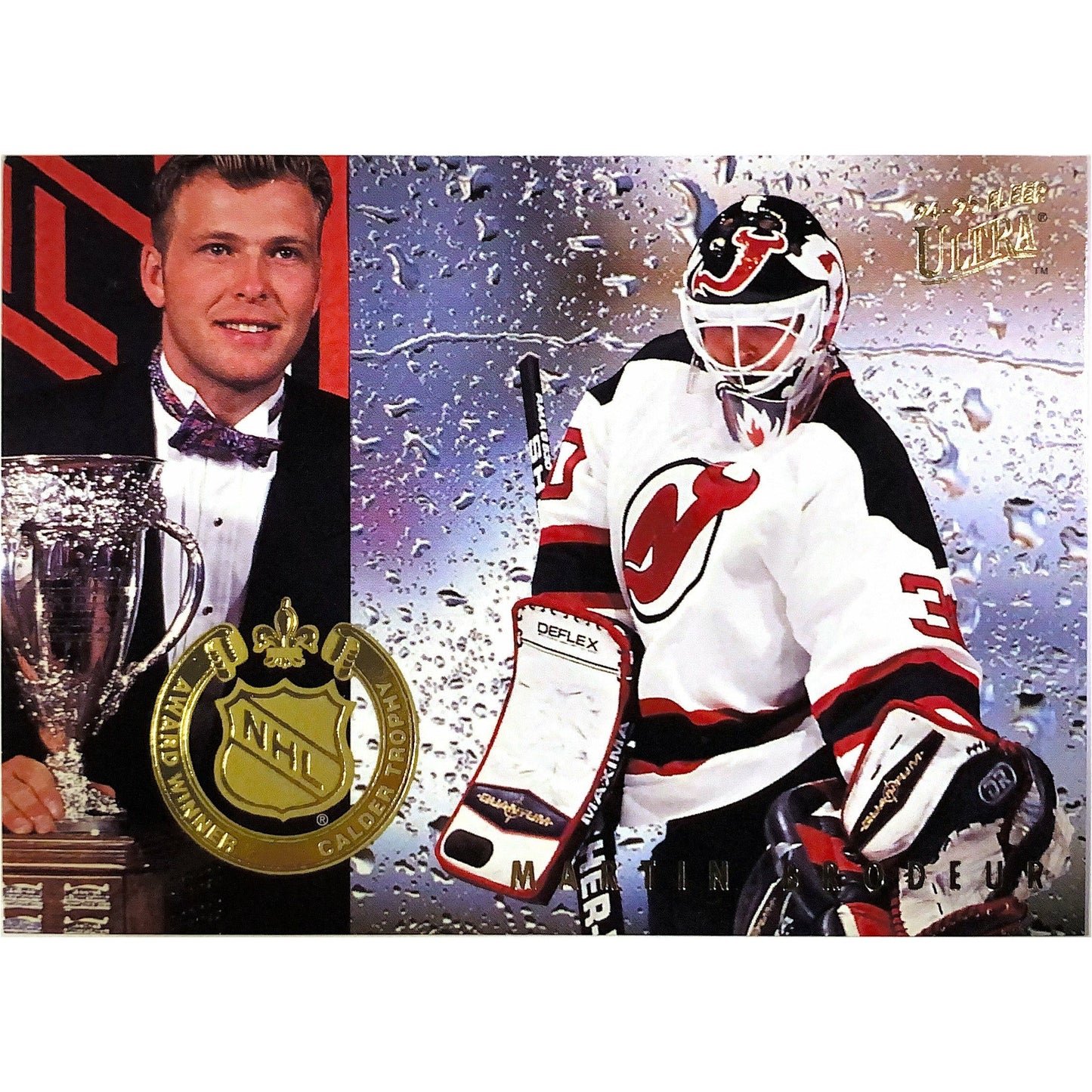 1994-95 Fleer Ultra Martin Brodeur Calder Trophy Winner