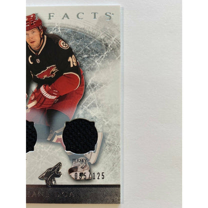  2012-13 Artifacts Shane Doan Silver Dual Jersey Patch /125  Local Legends Cards & Collectibles