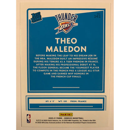  2020-21 Donruss Theo Maledon Rated Rookie  Local Legends Cards & Collectibles