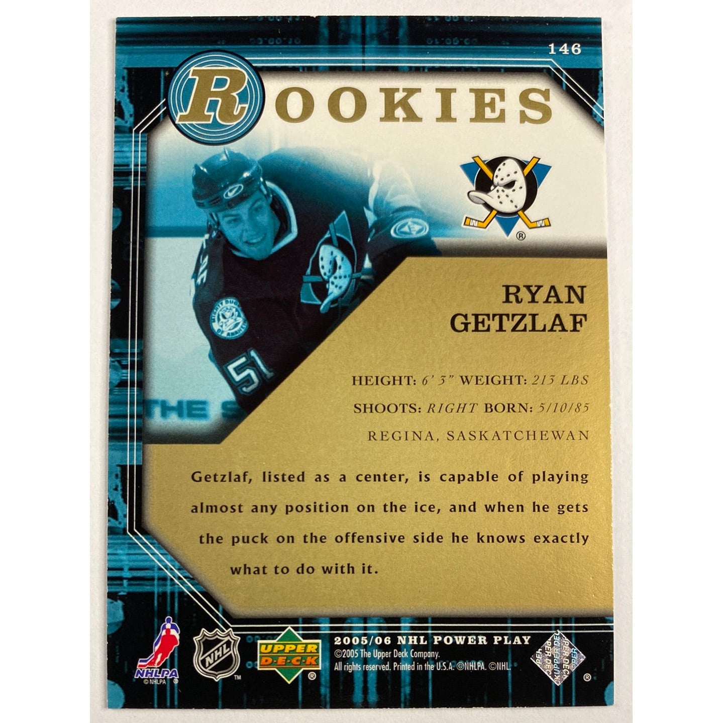 2005-06 Power Play Ryan Getzlaf Rookies