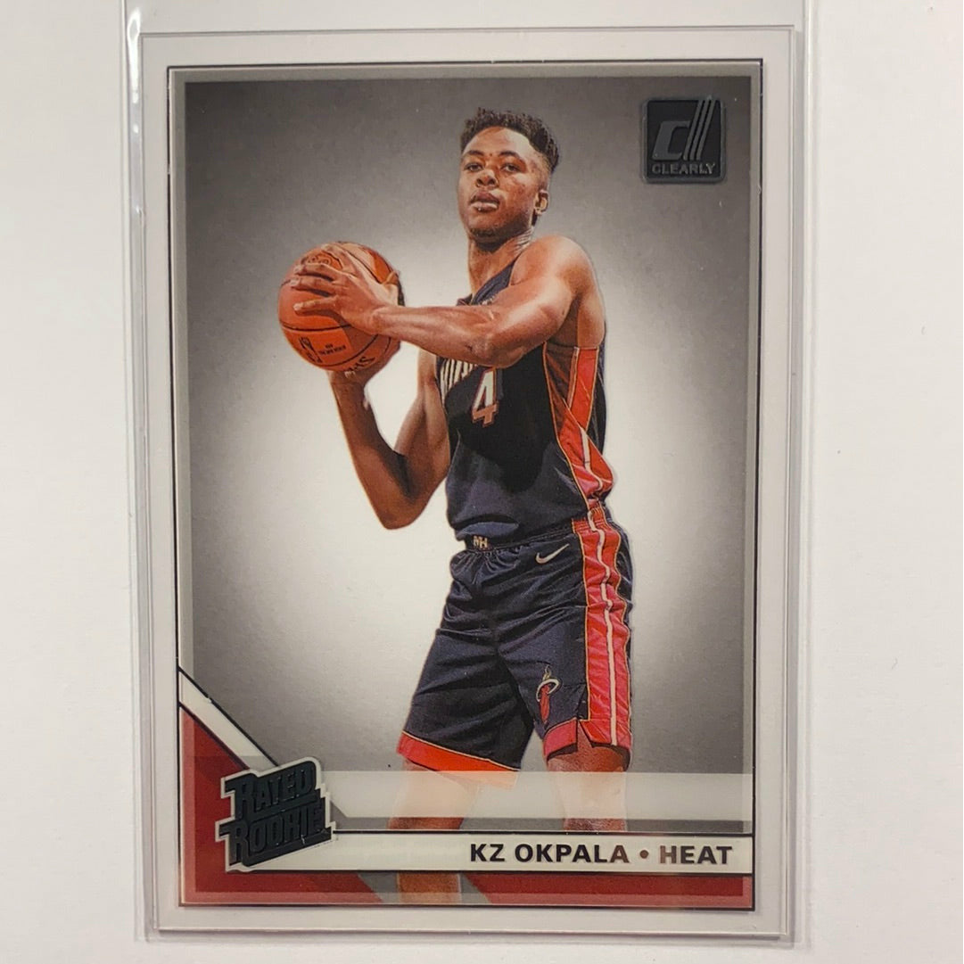 2019-20 Panini Donruss Clearly KZ Okpala Rated Rookie