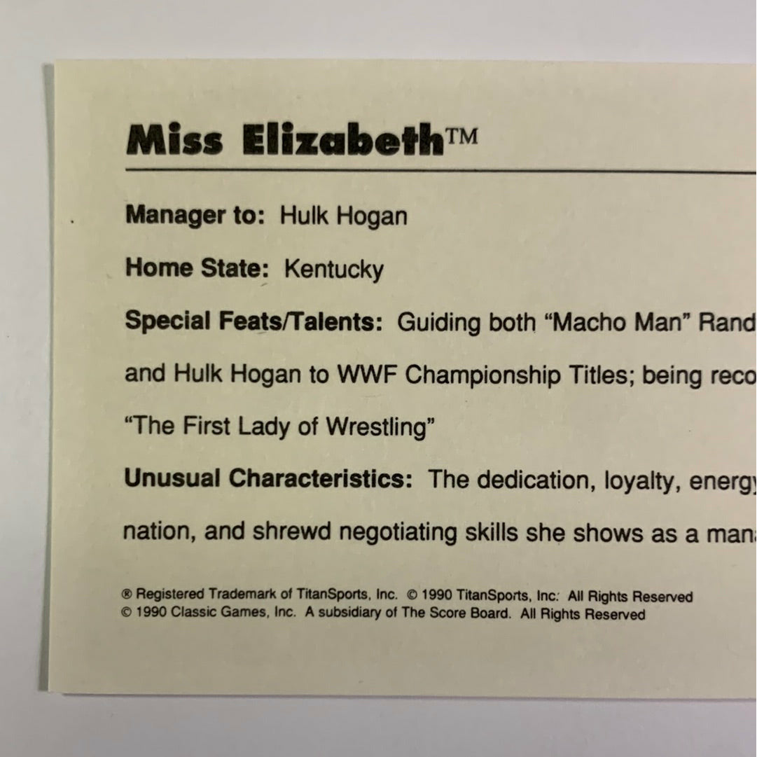 1990 Titan Sports Miss Elizabeth