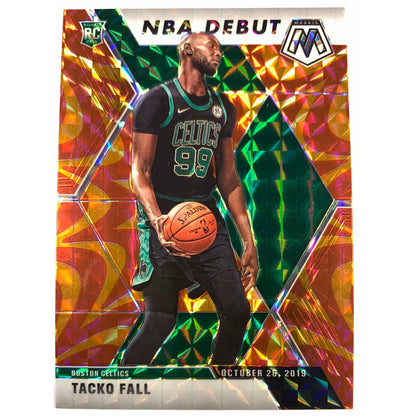 2019-20 Mosaic Tacko Fall Orange Reactive Prizm Rookie Card