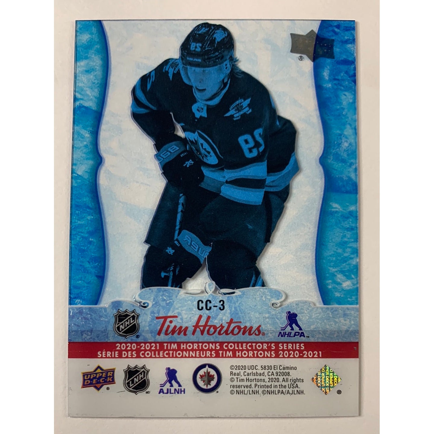 2020-21 Tim Hortons Patrick Laine Clear Cut Phenoms