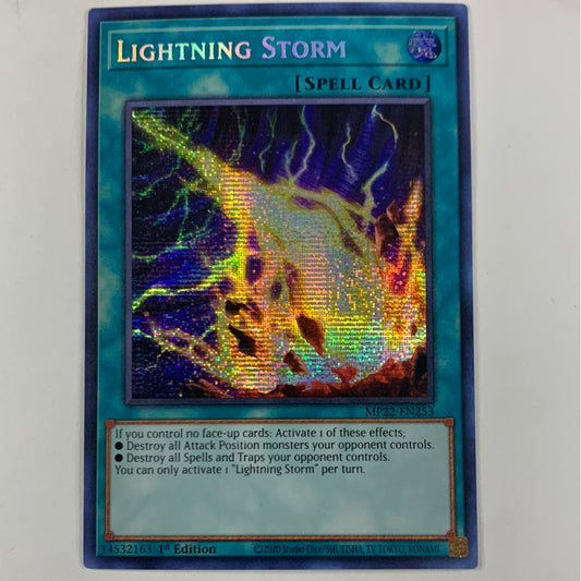 Lightning Storm Secret Rare MP22-EN253 | Local Legends Cards & Collectibles