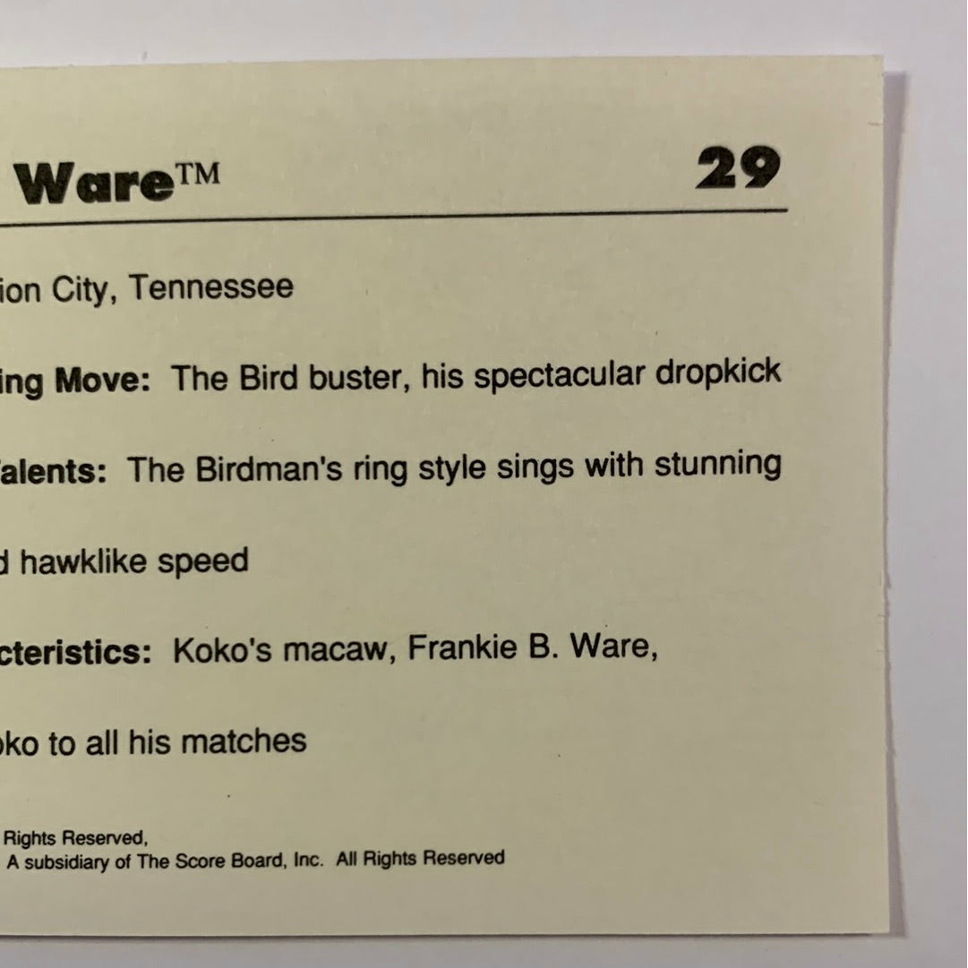 1990 Titan Sports Koko B Ware