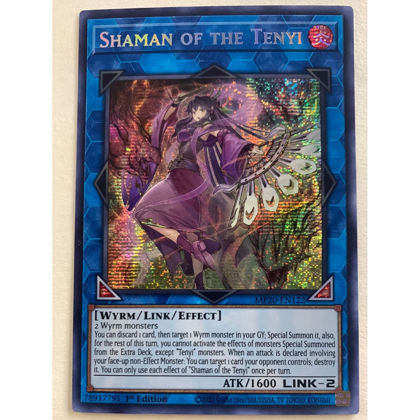 Shaman of the Tenyi Prismatic Secret Rare MP20-EN122 | Local Legends Cards & Collectibles