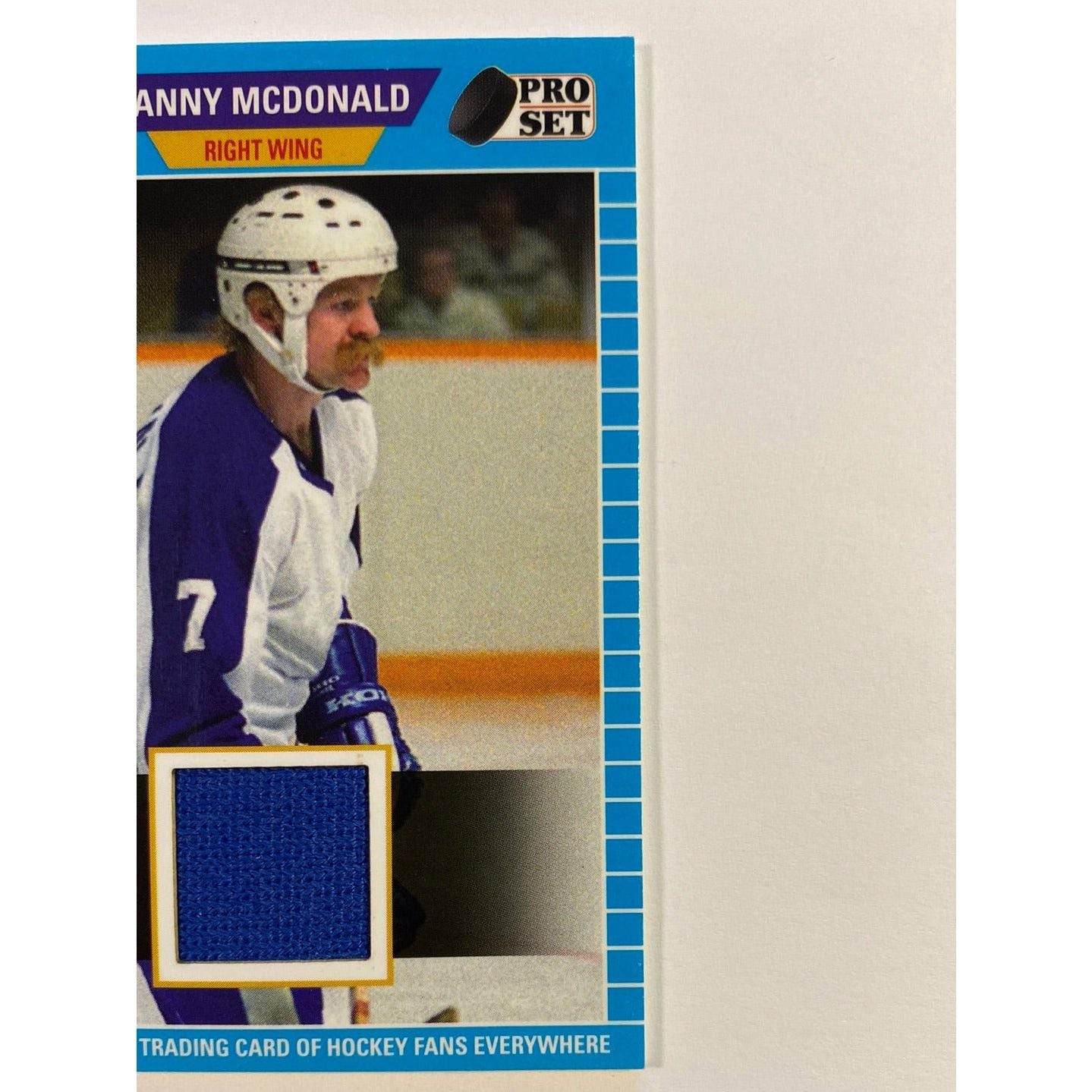 2021 Leaf Pro Set Memories Lanny MacDonald Game Used Patch