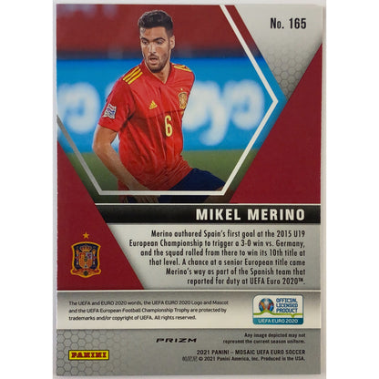 2020-21 Mosaic Mikel Merino Pink Camo Prizm