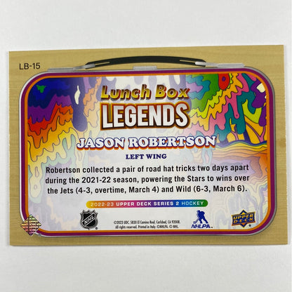 2022-23 Series 2 Jason Robertson Lunch Box Legends Gold