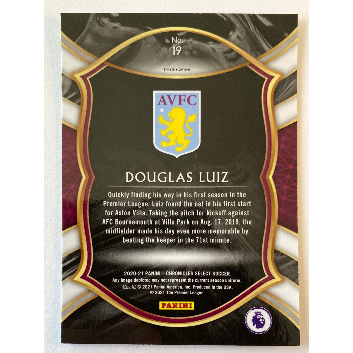 2020-21 Chronicles Select Douglas Luiz Disco Prizm