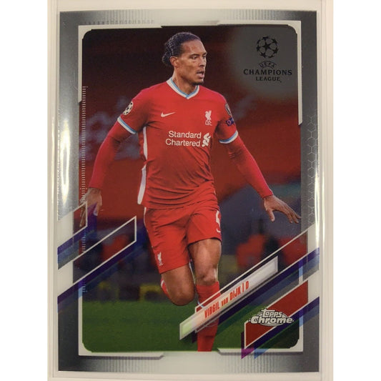  2021 Topps Chrome UEFA Champions League Virgil Van Dijk Base #46  Local Legends Cards & Collectibles