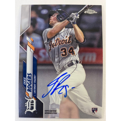 2020 Topps Chrome Jake Rodgers Auto RC