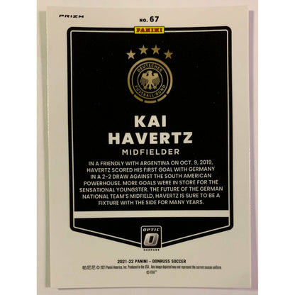 2021-22 Donruss Optic Kai Havertz Silver Holo Prizm