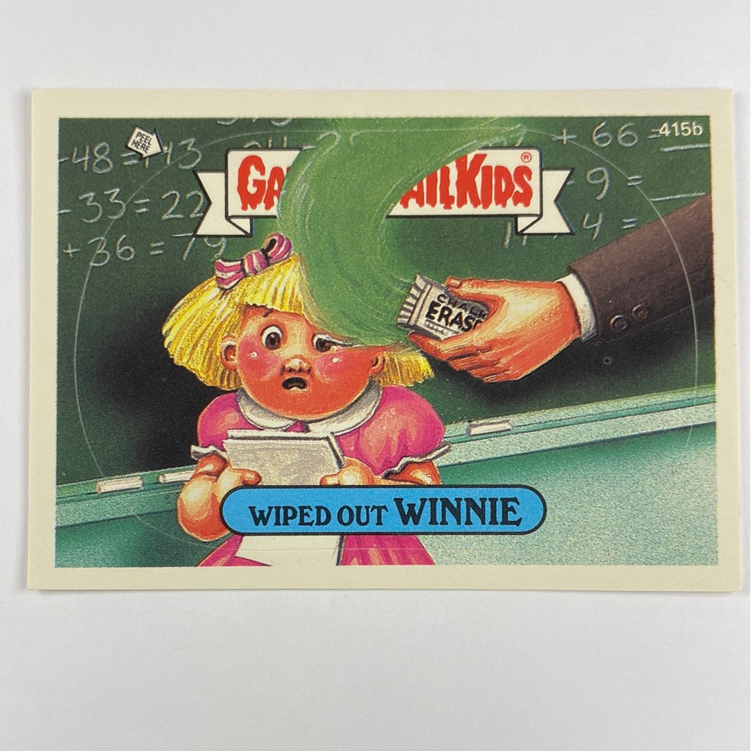 1987 Topps Garbage Pail Kids Wiped Out Winnie Die Cut | Local Legends Cards & Collectibles