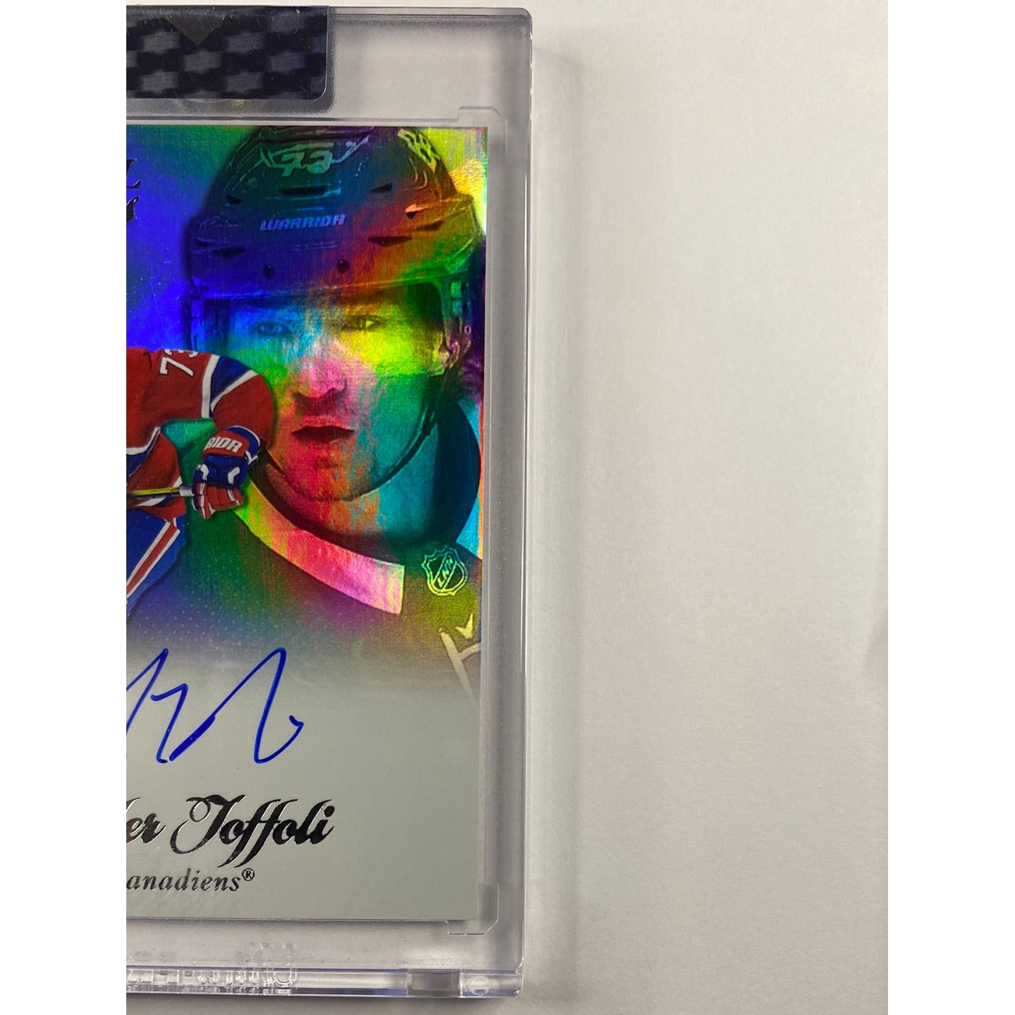 2020-21 Clear Cut Tyler Toffoli NHL Memoirs Auto