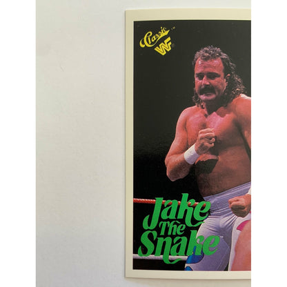  1990 Classic WWF Jake “the Snake” Roberts  Local Legends Cards & Collectibles