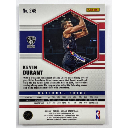 2020-21 Mosaic Kevin Durant National Pride