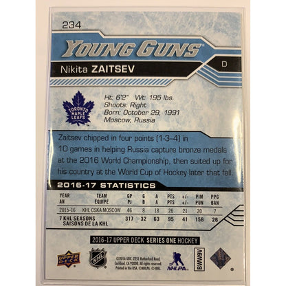  2016-17 Upper Deck Series 1 Nikita Zaitsev Young Guns  Local Legends Cards & Collectibles