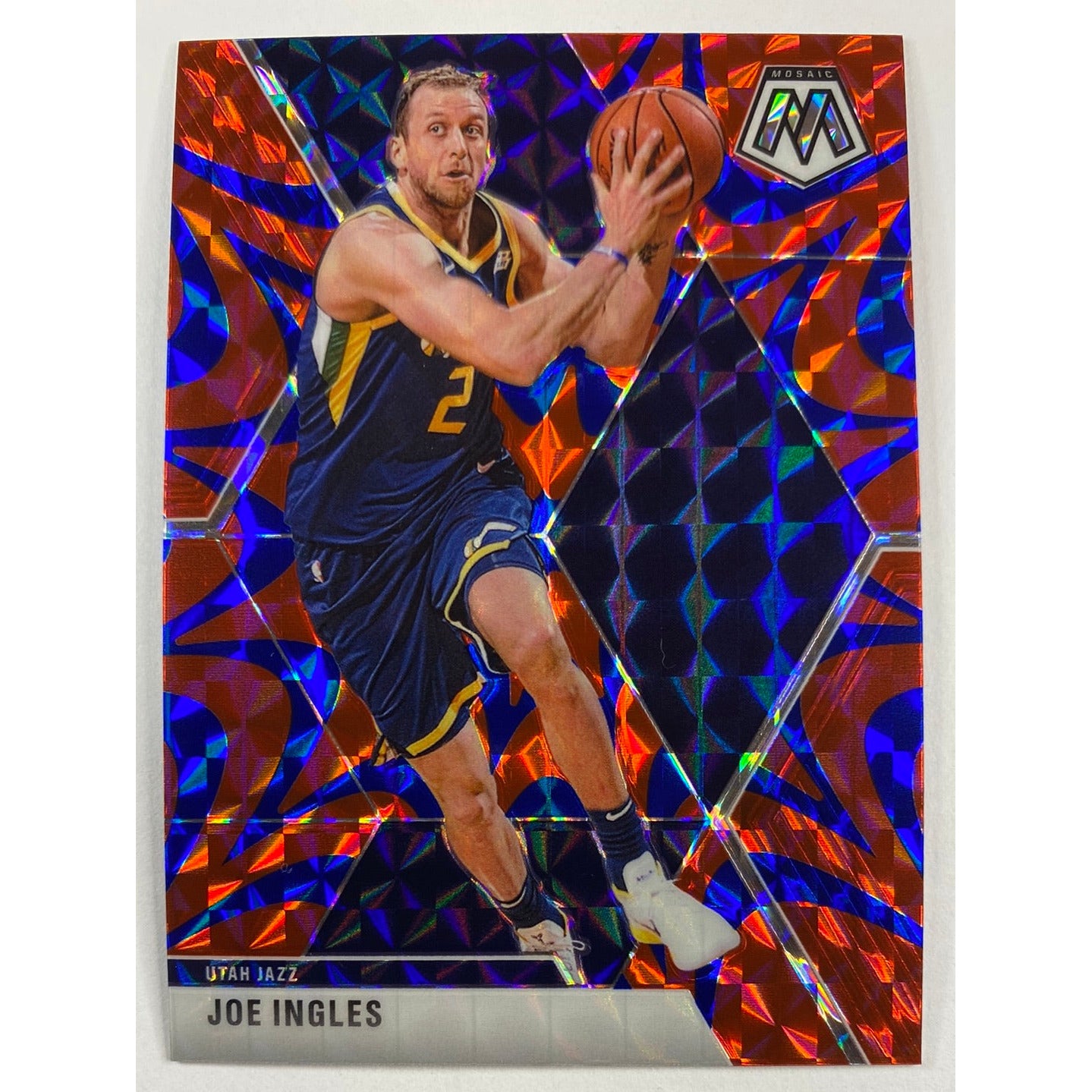 2019-20 Mosaic Joe Ingles Red Blue Reactive Prizm