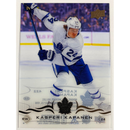 2018-19 Upper Deck Series 2 Kasperi Kapanen Clear Cut