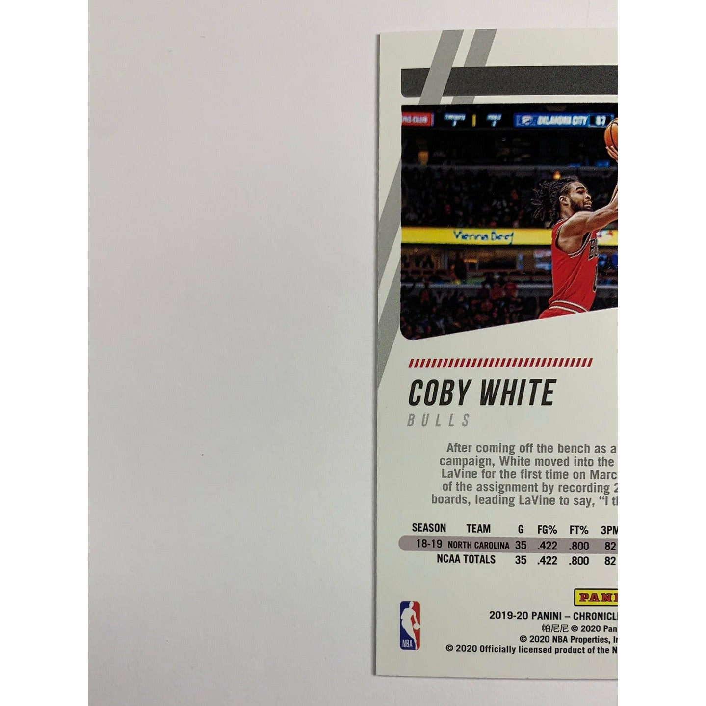 2019-20 Prestige Coby White RC