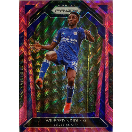 2020-21 Prizm Premier League  Wilfred Ndidi Pink Wave Prizm