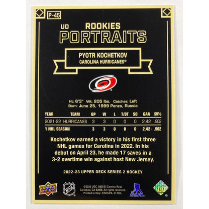 2022-23 Series 2 Pyotr Kochetkov Rookies Portraits