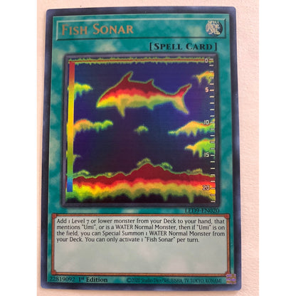 Fish Sonar Ultra Rare LED9-EN020 | Local Legends Cards & Collectibles