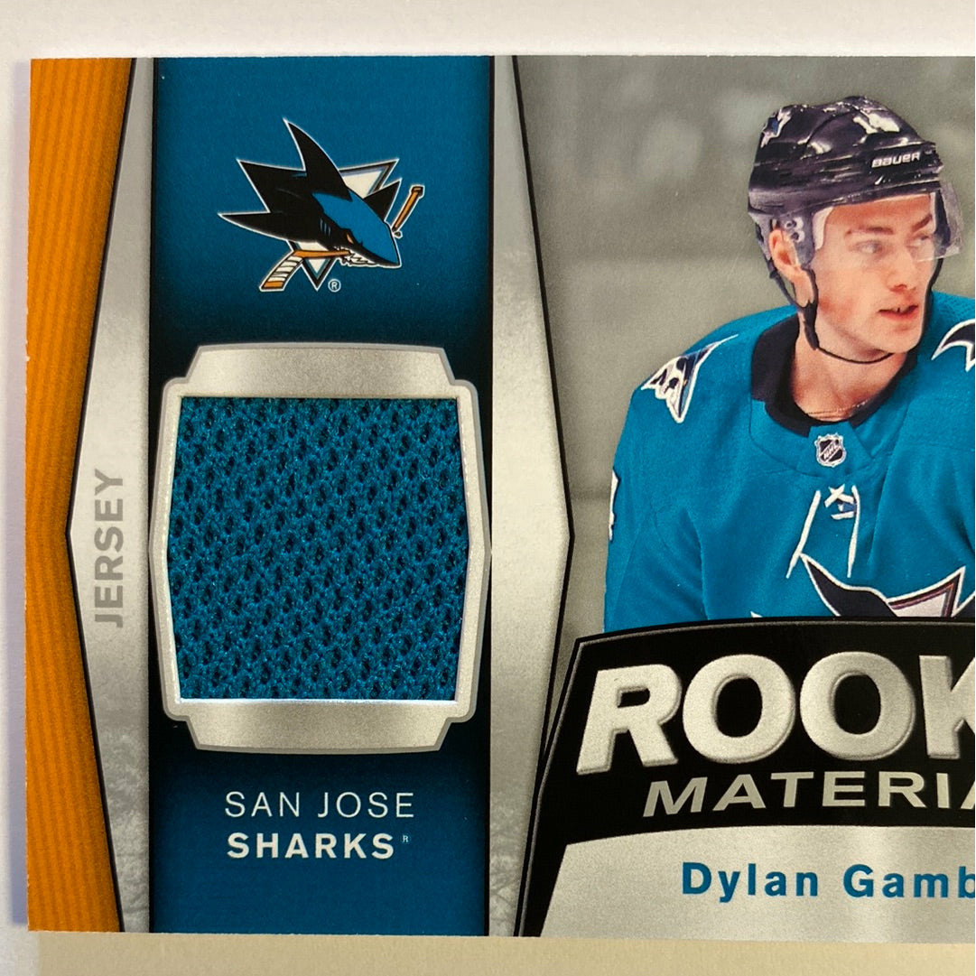 2918-19 Upper Deck Series 2 Dylan Gambrell Rookie Materials | Local Legends Cards & Collectibles