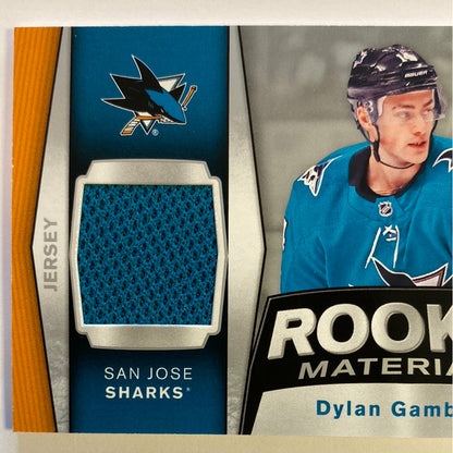 2918-19 Upper Deck Series 2 Dylan Gambrell Rookie Materials | Local Legends Cards & Collectibles