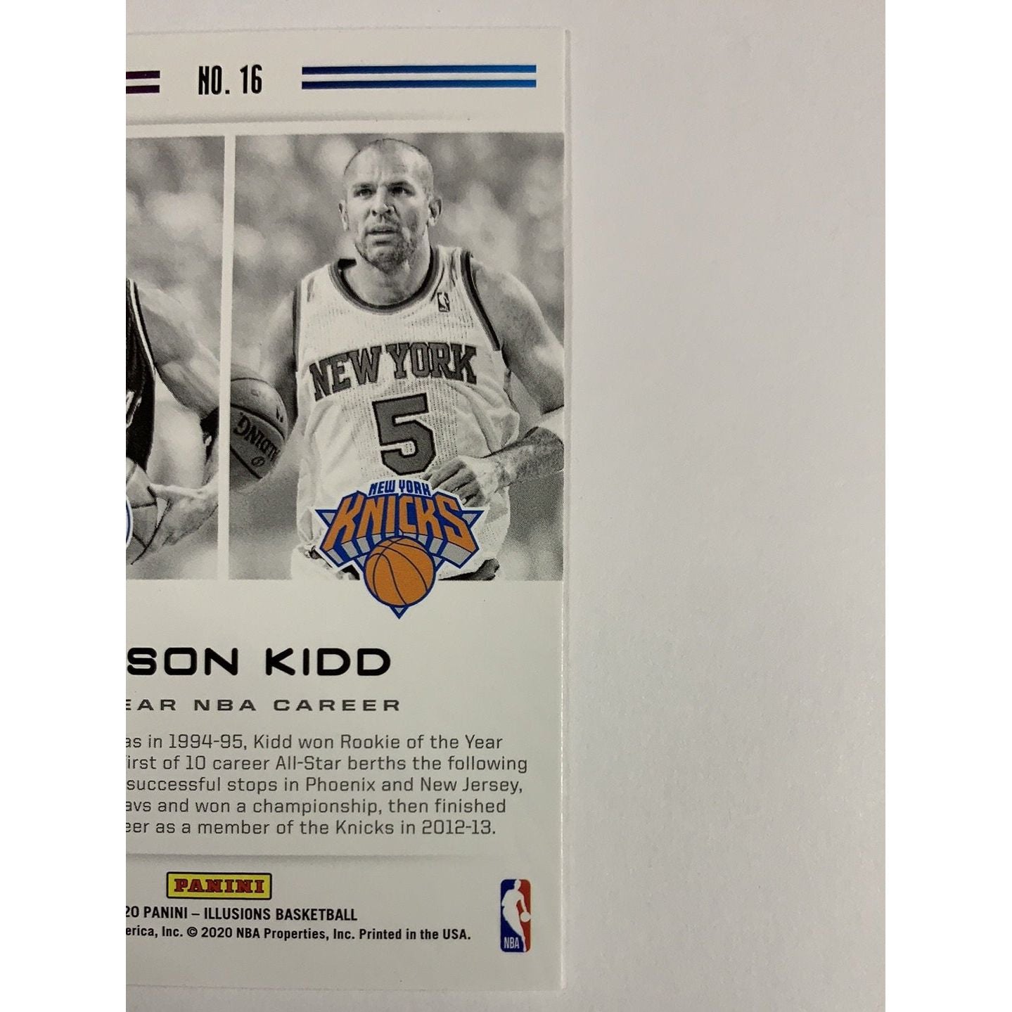  2019-20 Illusions Career Lineage Jason Kidd  Local Legends Cards & Collectibles