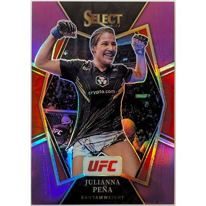 2022 Select Julianna Peña Purple Prizm /60