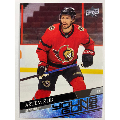 2020-21 Upper Deck Extended Series Artem Zub Young Guns