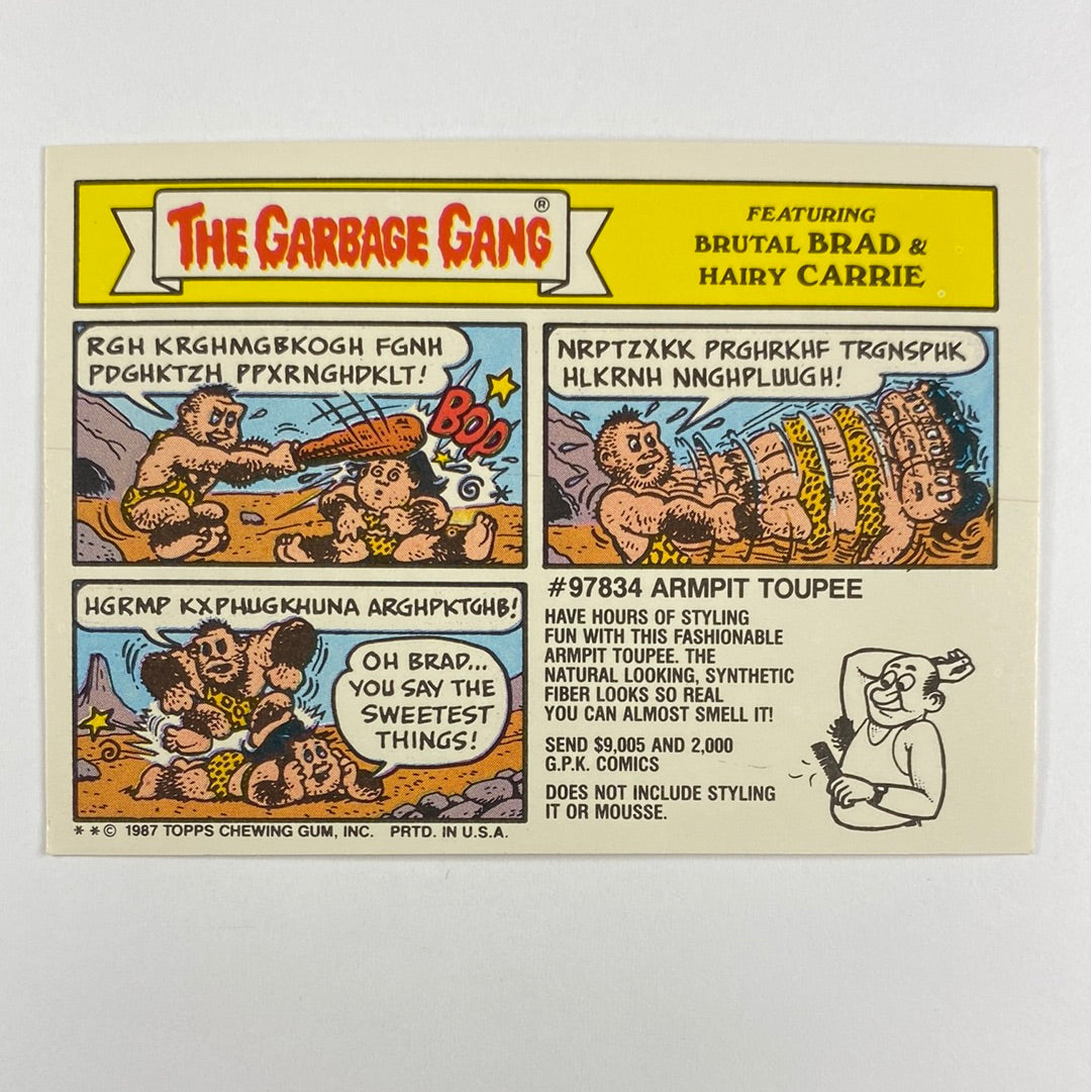 1987 Topps Garbage Pail Kids Wiped Out Winnie Die Cut | Local Legends Cards & Collectibles