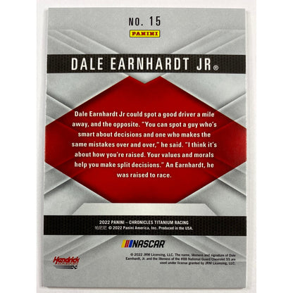 2022 Chronicles Titanium Dale Earnhardt Jr Red 20/99