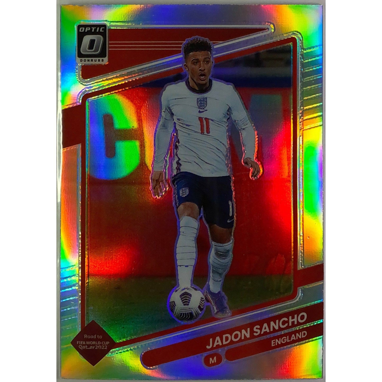 2021-22 Donruss Optic Jadon Sancho Silver Holo